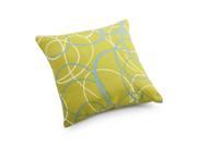 Zuo Modern 703280 Bunny Small Pillow Olive Green base with pattern