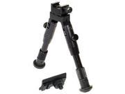 UTG TL BP28S Shooters Swat Bipod Rubber Feet Height 6.2 – 6.7 In. Red