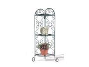 Zingz Thingz 57070256 Scrollwork Corner Plant Stand