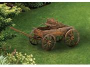 Zingz Thingz 57070010 Fir Wood Rustic Outdoor Garden Wagon