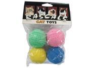Coastal Pet Products 763919 80045R Sponge Balls 4Pk Cat