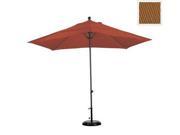 March Products EZF118 5448 DWV 11 ft. Fiberglass Easy Lift No Crank No Tilt Market Umbrella Bronze and Cork