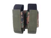 UTG PVC M504E Molle 40Mm Grenade Double Pouch Woodland Digital