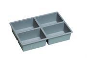 Home Indoor Office Document Storage Container 4 Division Stortray Insert