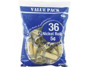 Bazic Products 5012 50 BAZIC Nickel Coin Wrappers 36 Pack Case of 50