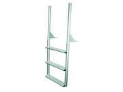 JIF MARINE EFLSNW6 6 Wide Step Dock Ladder Anodized Aluminum