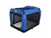 Go Pet Club AC28 28 in. Blue Soft Portable Pet Carrier