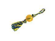 Paws Aboard T1234 Rubber Ball with Rope Small 3 in.