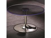 LED Coffee Table with Chrome Base by Coaster