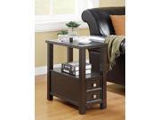 Casual 1 Drawer 1 Shelf Chairside Table by Coaste