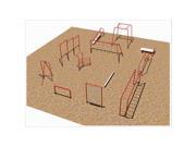 Sport Play 511 215 Complete 12 Unit Fitness Course Galvanized