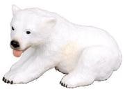 CollectA 88216 Polar Bear Cub Sitting Wildlife Replica Figurine Toy Gift Pack of 12