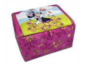 Kidz World 1400 1 DMIN Disneys Minnie Mouse Cuddly Cuties Upholstered Storage Box