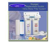 Crystal Quest CQE IN 00308 Voyager Replaceable Double Inline Water Filter System Ultimate