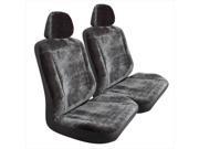 Pilot Automotive SC 417G Royal Velvet Seat Cover Grey 3 Pieces