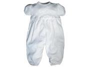Raindrops 4665012 Raindrops Opal Christening Party Girl Short Sleeve Coverall size 9 12 mo.