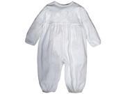 Raindrops 4665112 Raindrops Opal Christening Party Girl Long Sleeve Coverall size 9 12 mo.
