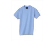 Hanes 5380 Kid Beefy T T Shirt Light Blue Extra Large