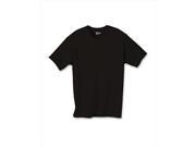 Hanes 5450 Authentic Tagless Kid Cotton T Shirt Black Extra Small