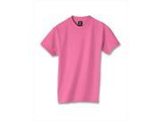 Hanes 5380 Kid Beefy T T Shirt Pink Extra Large