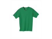 Hanes 5450 Authentic Tagless Kid Cotton T Shirt Kelly Green Extra Large