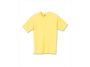 Hanes 5450 Authentic Tagless Kid Cotton T Shirt Yellow Extra Large