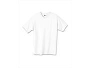 Hanes 5450 Authentic Tagless Kid Cotton T Shirt White Medium