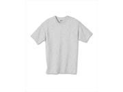 Hanes 5450 Authentic Tagless Kid Cotton T Shirt Light Steel Grey Large