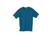Hanes 5450 Authentic Tagless Kid Cotton T Shirt Sapphire Blue Medium
