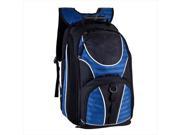 World Traveler G8363 BLU 17 in. Checkpoint Friendly Laptop Backpack Blue