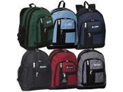 Everest 5045 BK 16.5 in. Double Compartment Backpack
