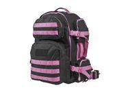 NcStar CBPK2911 Tactical Back Pack Black with Pink