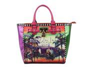 Nicole Lee HOL10428 HOL Nicole Lee Hollywood Hologram Print Tote Bag