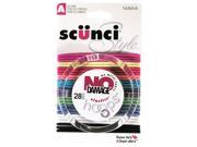 Scunci 28 Pack Assorted Colors Style No Damage Hair Elastics 1626503A048 Pack of 3