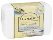 A La Maison 1419670 A La Maison Bar Soap Fresh Sea Salt 8.8 oz