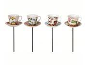 Best For Birds BFBFB241 Tea cup with Saucer Stake Feeder