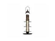 Conant Custom Brass CCBBFT31BP Bird Feeder Thermometer 24 inch with Tray Bronze Patina