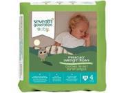 Seventh Generation B67713 Seventh Generation Baby Overnight Diapers Stage 4 4x24ct