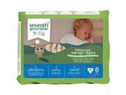 Seventh Generation B67715 Seventh Generation Baby Overnight Diapers Stage 6 4x17ct