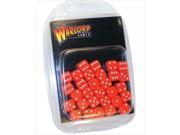 Warlord Games D633 30 Red D6 Dice 10 mm