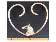 Mayer Mill Brass Horse Heart Trivet