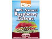 Bio Nutrition 1237387 Bio Nutrition Raspberry Keytones 500 mg 60 Ct