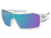 Bobster Eyewear EPAR002 Paragon Sunglass Crystal Clear Frame Blue Mirror