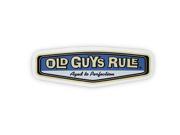 Brickels Racing Collectibles OG324 Old Guys Rule Rear View 4 in. Decal