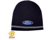 Brickels Racing Collectibles Ford Oval Navy Knitted Beanie BDFMEH143