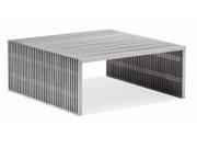 Zuo Modern 100084 Novel Square Coffee Table Stainless Steel