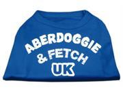 Mirage Pet Products 51 02 XSBL Aberdoggie UK Screenprint Shirts Blue XS 8