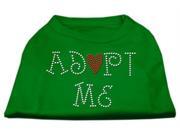 Mirage Pet Products 52-01 XXXLEG Adopt Me Rhinestone Shirt Emerald Green XXXL - 20 Mirage Pet Products 52-01 XXXLEG Adopt Me Rhinestone Shirt Emerald Green XXXL - 20
