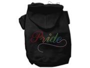 Mirage Pet Products 54 65 MDBK Rainbow Colored Pride Hoodies Black M 12