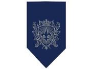 Mirage Pet Products 67-32 SMNB Fleur De Lis Shield Rhinestone Bandana Navy Blue Small Mirage Pet Products 67-32 SMNB Fleur De Lis Shield Rhinestone Bandana Navy Blue Small